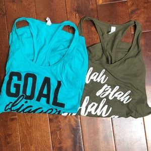 Two XL tank tops